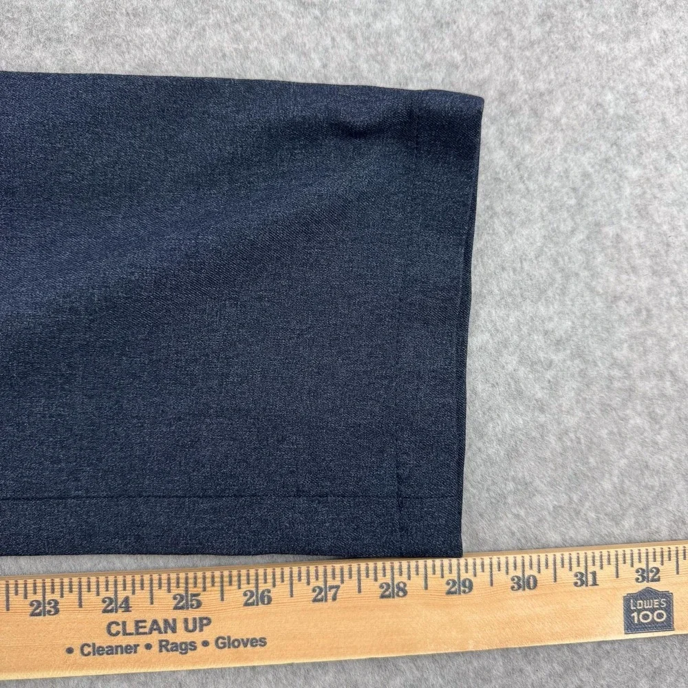 Bluffworks Gramercy Dress Pants Mens 31x29‎ Blue Slim Microfiber Travel Office